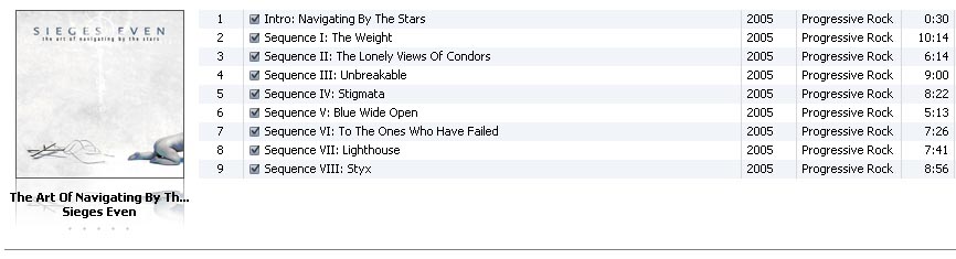 Sieges Even - The Art of Navigating by the Stars